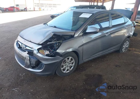 2013 Hyundai Accent Gls из США, поврежденный, VIN KMHCT4AE2DU480669